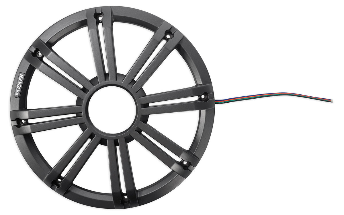 45KMG12C 12" Charcoal LED Subwoofer Grille