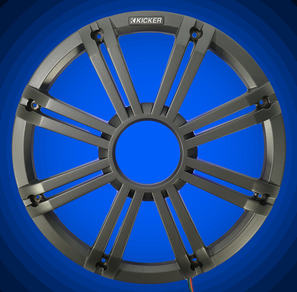 45KMG12C 12" Charcoal LED Subwoofer Grille