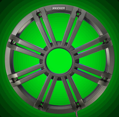45KMG12C 12" Charcoal LED Subwoofer Grille