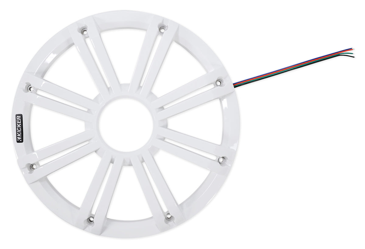 45KMG12W 12" White LED Subwoofer Grille