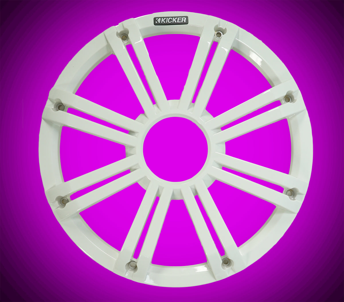 45KMG12W 12" White LED Subwoofer Grille