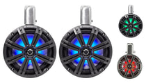 45KMTC8 8" 600W Marine Wakeboard Tower Speakers w/LED's