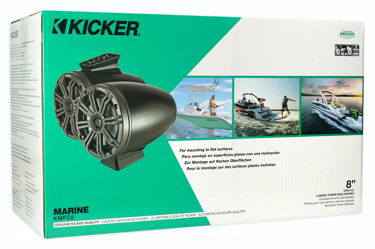 KMFC8 8" 300W Marine LED Speakers