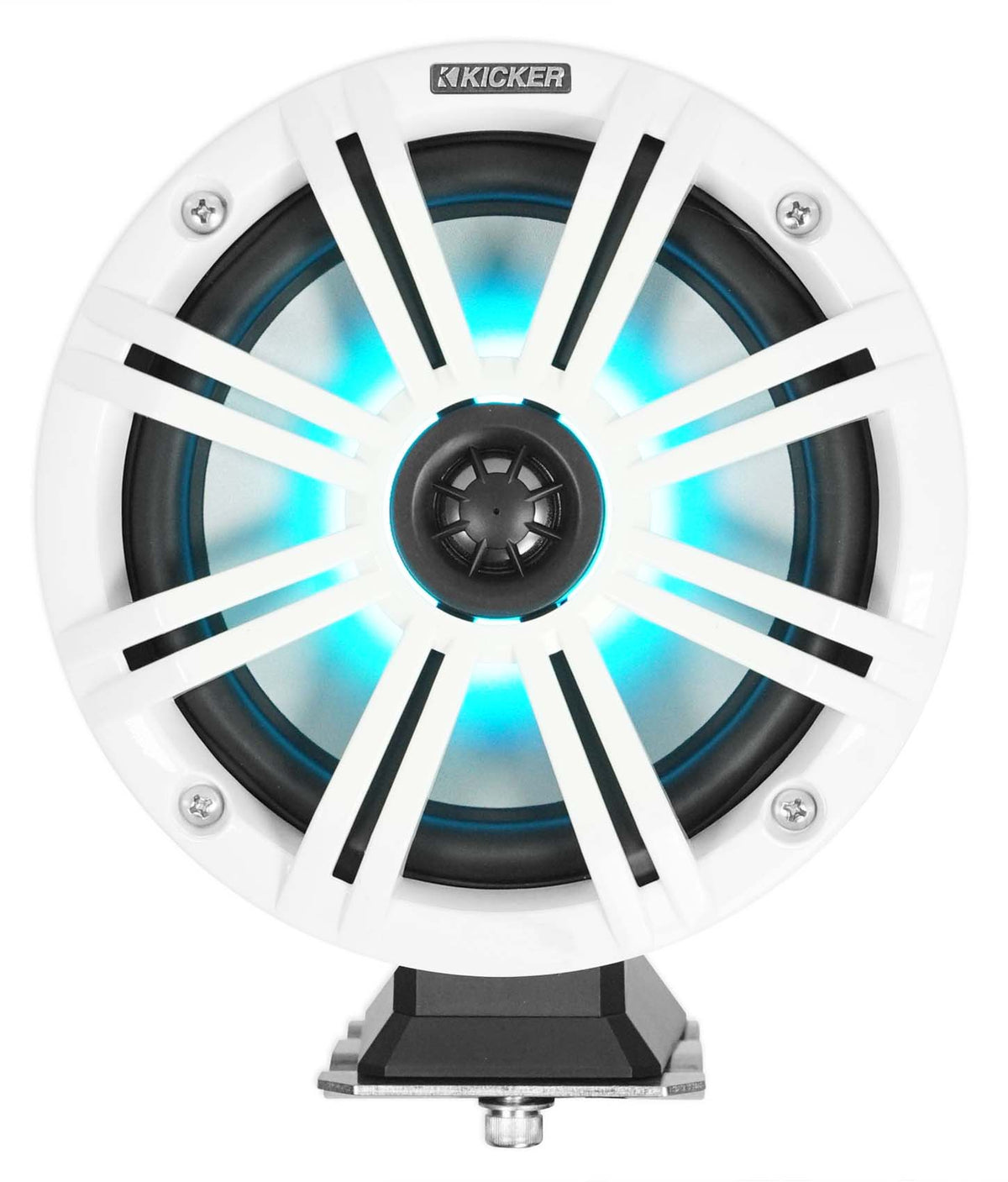 KMFC8W 8" 300W White Marine LED Speakers