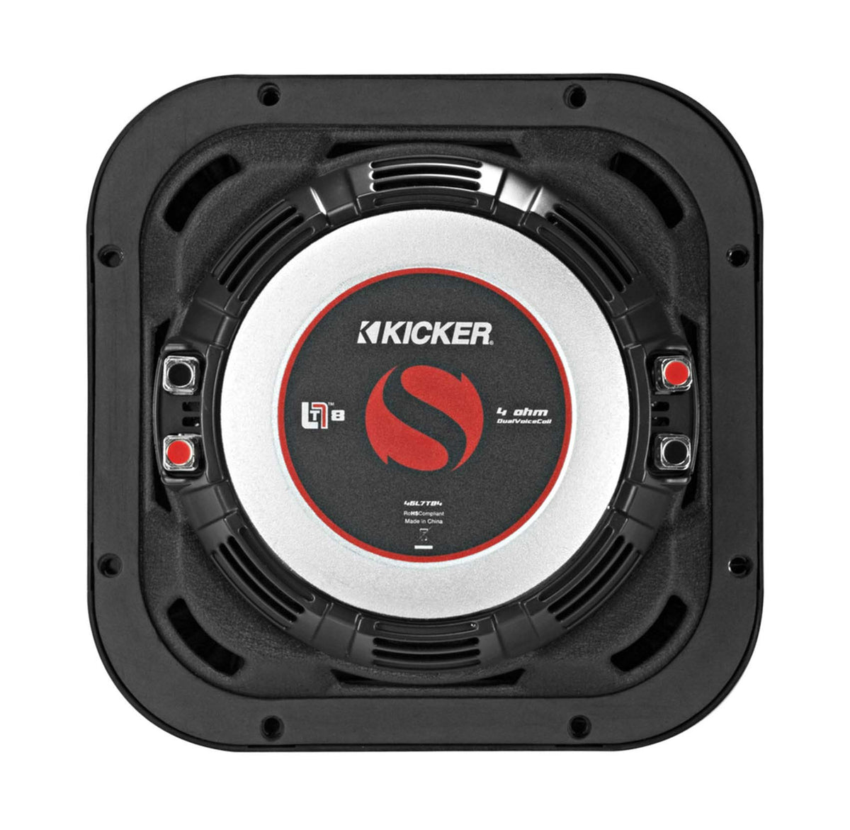 KICKER 46L7T84 8" 700 Watt L7T Car Subwoofer, Solo-Baric Sub L7T84 DVC 4-Ohm [Used]