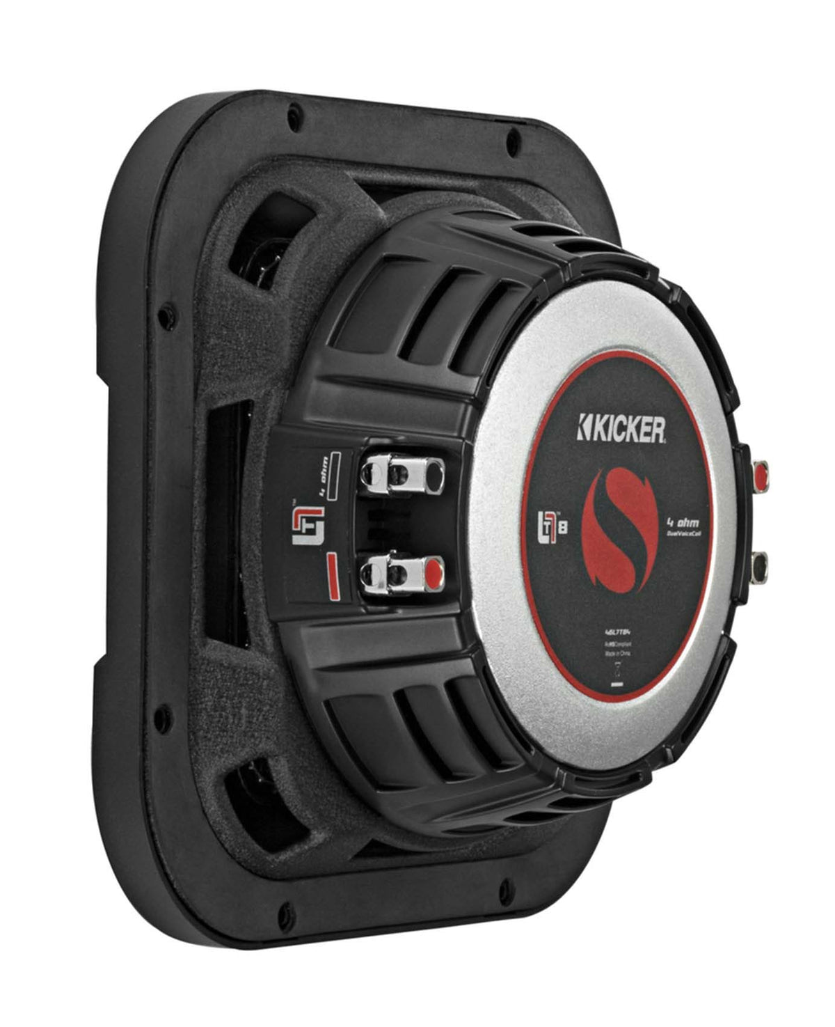 KICKER 46L7T84 8" 700 Watt L7T Car Subwoofer, Solo-Baric Sub L7T84 DVC 4-Ohm [Used]