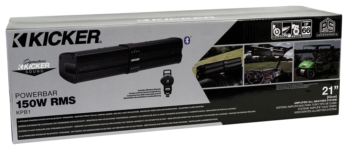 47KPB1 21" Bluetooth Powered ATV/UTV/RZR Soundbar Speaker System