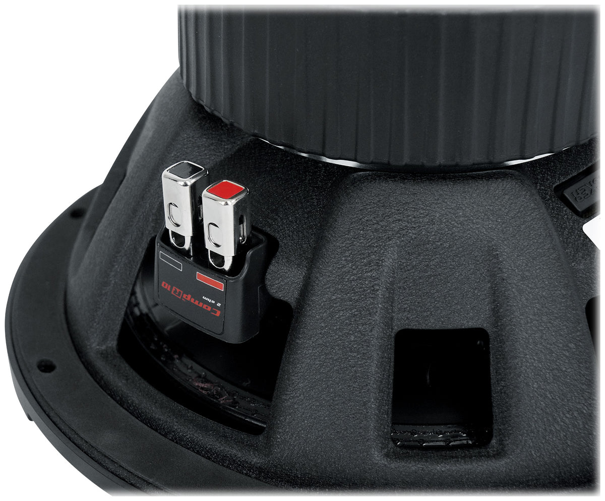 CompR 800W 10" Subwoofer, Dual 2-Ohm Voice Coil, CWR10-2