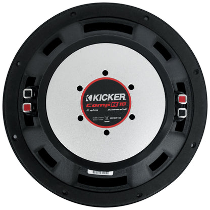 CompR 800W 10" Subwoofer, Dual 2-Ohm Voice Coil, CWR10-2