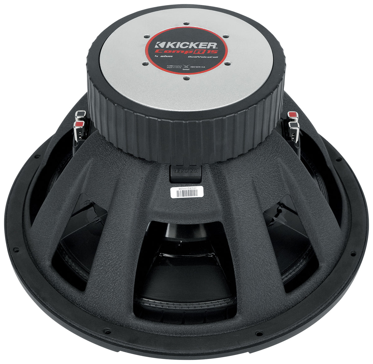 CompR 1600W 15" Subwoofer, Dual 4-Ohm Voice Coil, CWR15-4