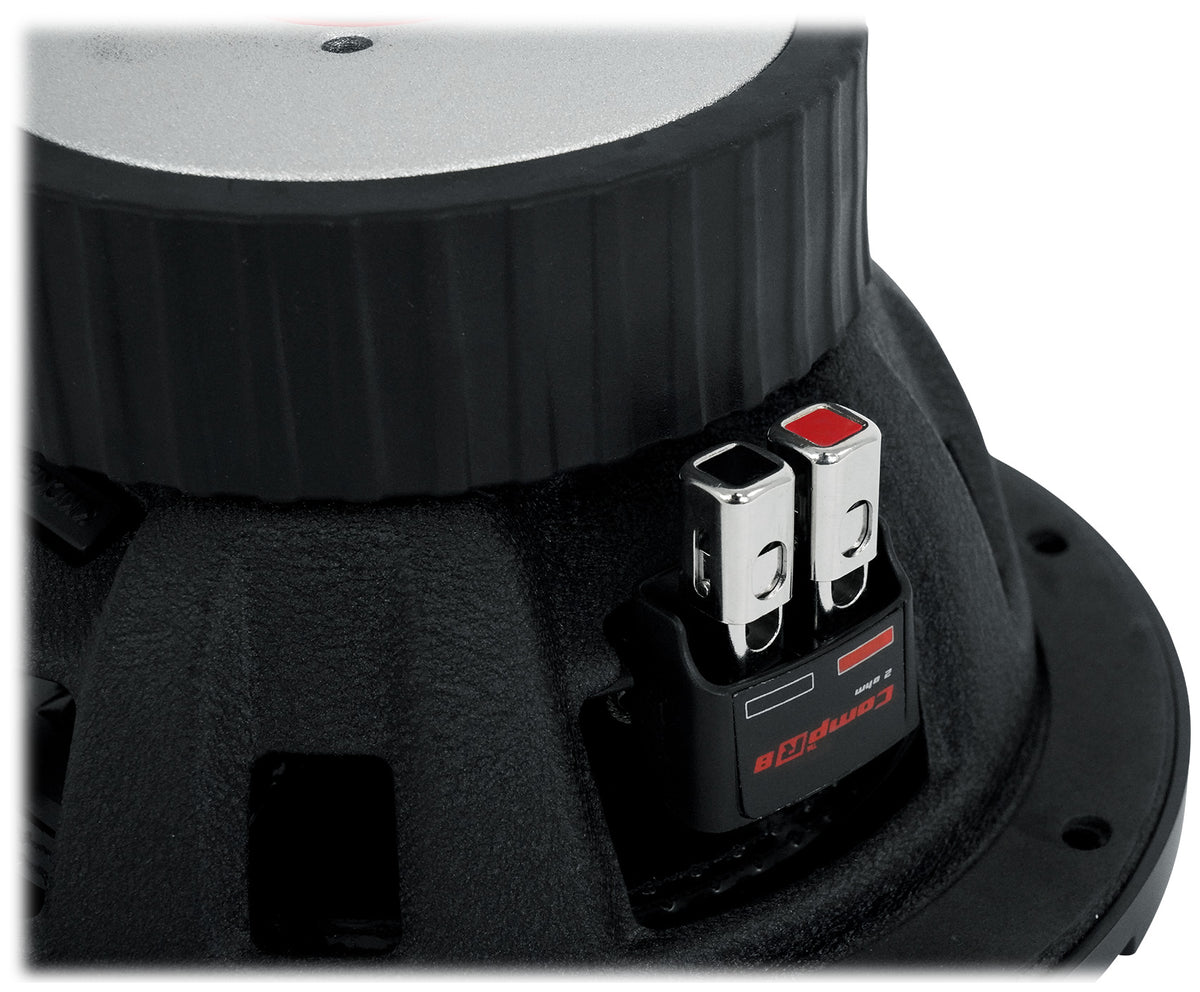 CompR 600W 8" Subwoofer, Dual 2-Ohm Voice Coil, CWR8-2