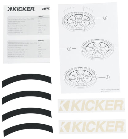 CompRT 800W 10" Shallow Subwoofer, Dual 2-Ohm Voice Coil, COMPRT10
