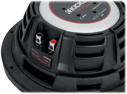 CompRT 800W 10" Shallow Subwoofer, Dual 2-Ohm Voice Coil, COMPRT10