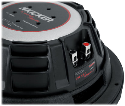 CompRT 800W 10" Shallow Subwoofer, Dual 2-Ohm Voice Coil, COMPRT10