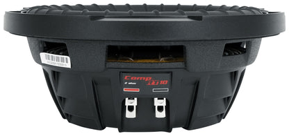 CompRT 800W 10" Shallow Subwoofer, Dual 2-Ohm Voice Coil, COMPRT10