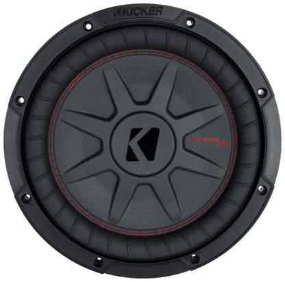 CompRT 800W 10" Shallow Subwoofer, Dual 2-Ohm Voice Coil, COMPRT10