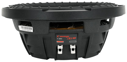 CompRT 800W 10" Shallow Subwoofer, Dual 4-Ohm Voice Coil, COMPRT10