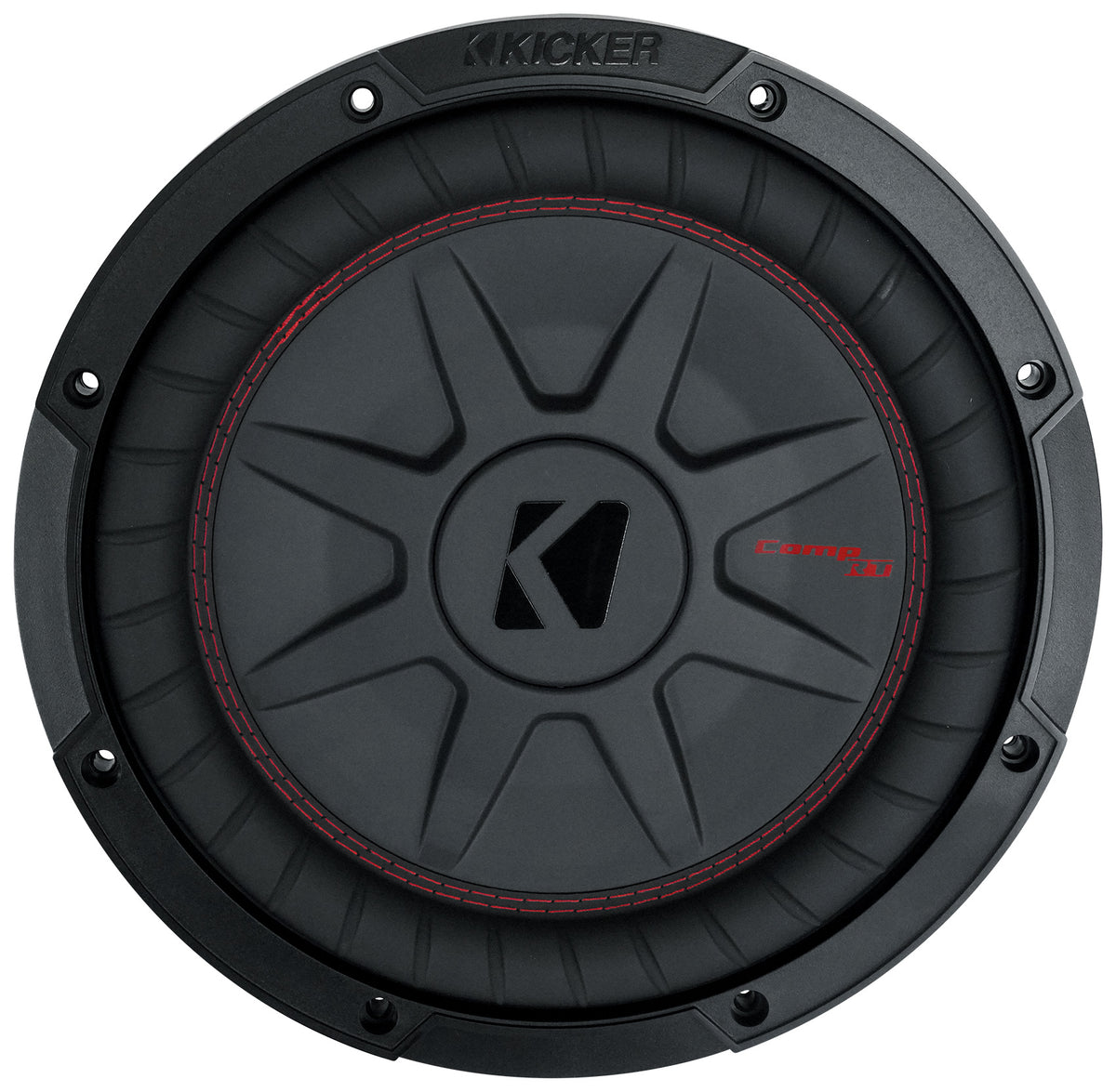 CompRT 800W 10" Shallow Subwoofer, Dual 4-Ohm Voice Coil, COMPRT10