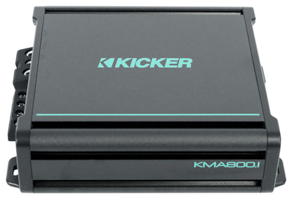 KICKER 48KMA8001 800 Watt 1-Ohm Marine/Boat Mono Amplifier Sub Amp KMA800.1 [Open Box]