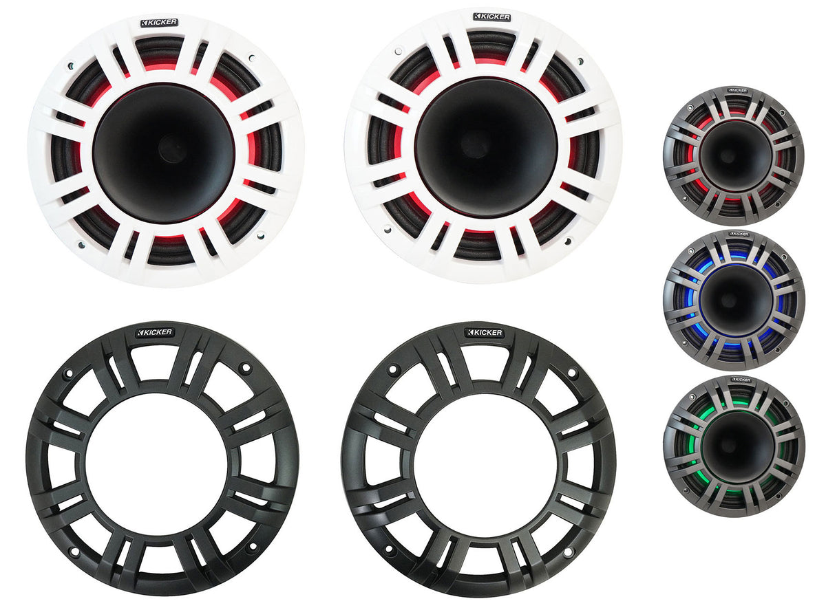 Pair 48KMXL84 8" Marine Horn-Loaded Speakers