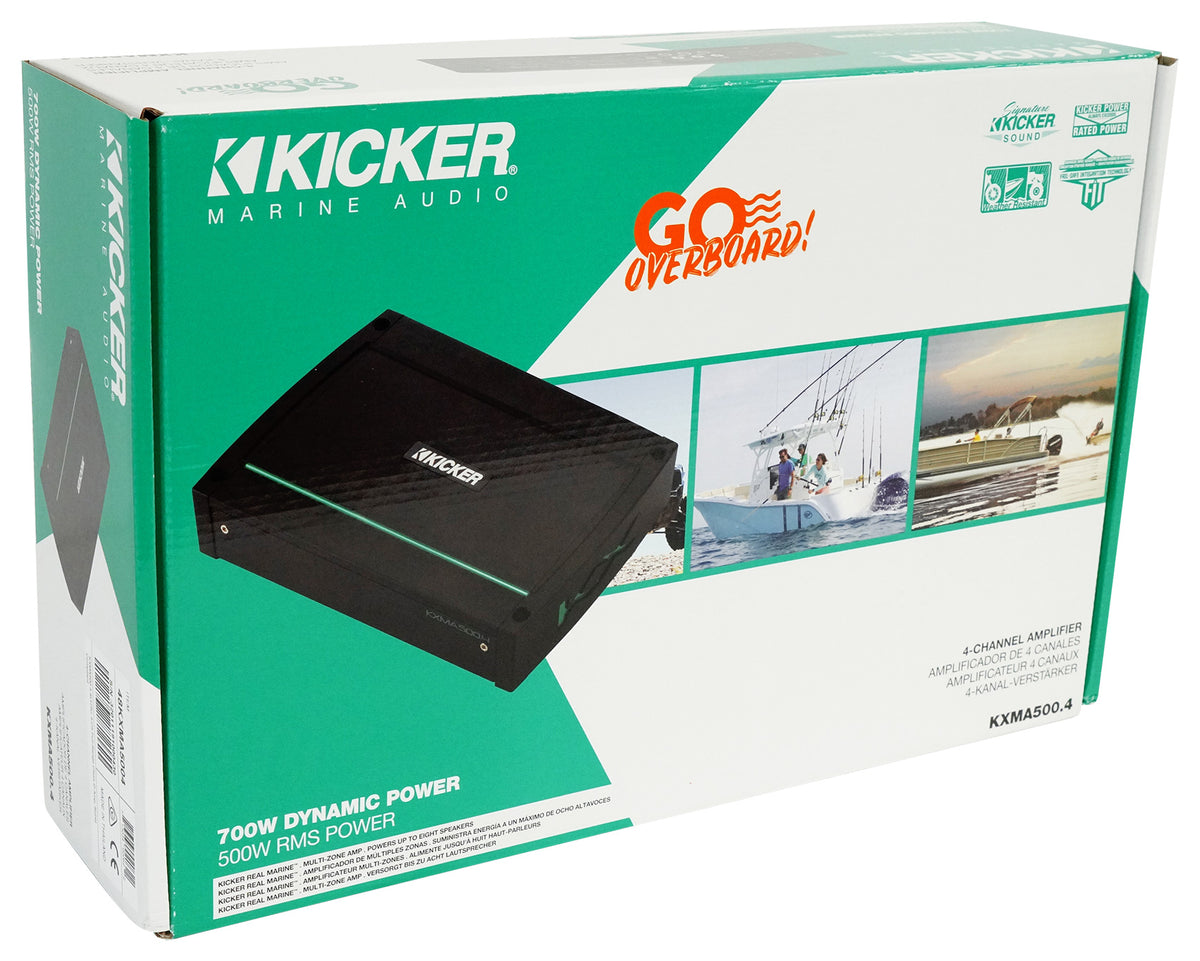 48KXMA5004 500 Watt 4-Channel Marine Amplifier