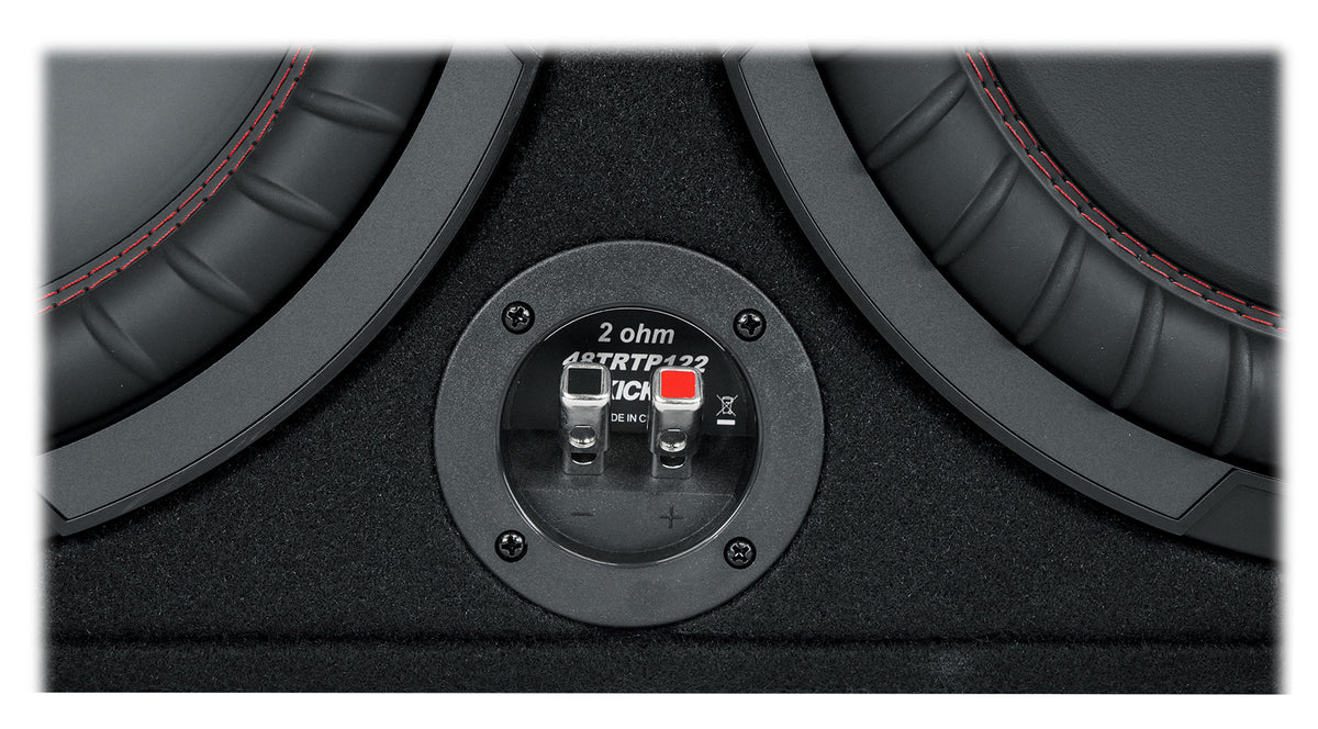 KICKER 48TRTP122 TRTP 12" 1000w Down Firing Subwoofer Enclosure+Passive Radiator