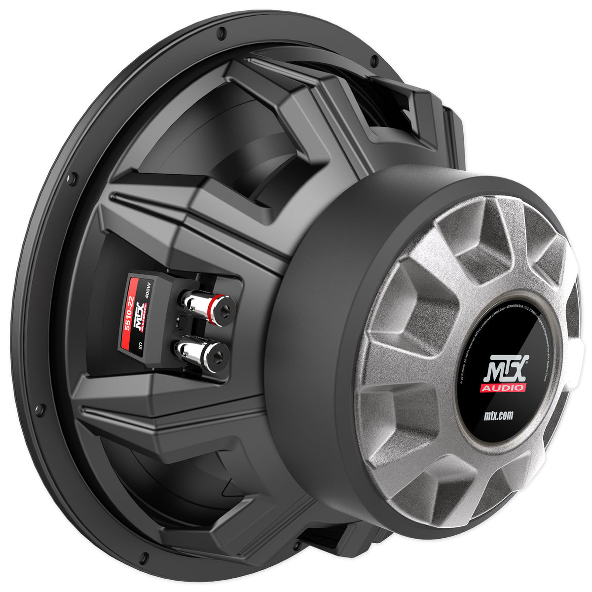 5510-22 10" DVC 2-Ohm Car Audio Subwoofer