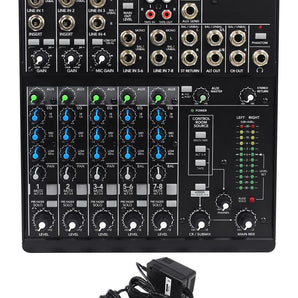 Mackie 802VLZ4 Mixer 8-channel Compact Analog Low-Noise w/ 3 ONYX Preamps