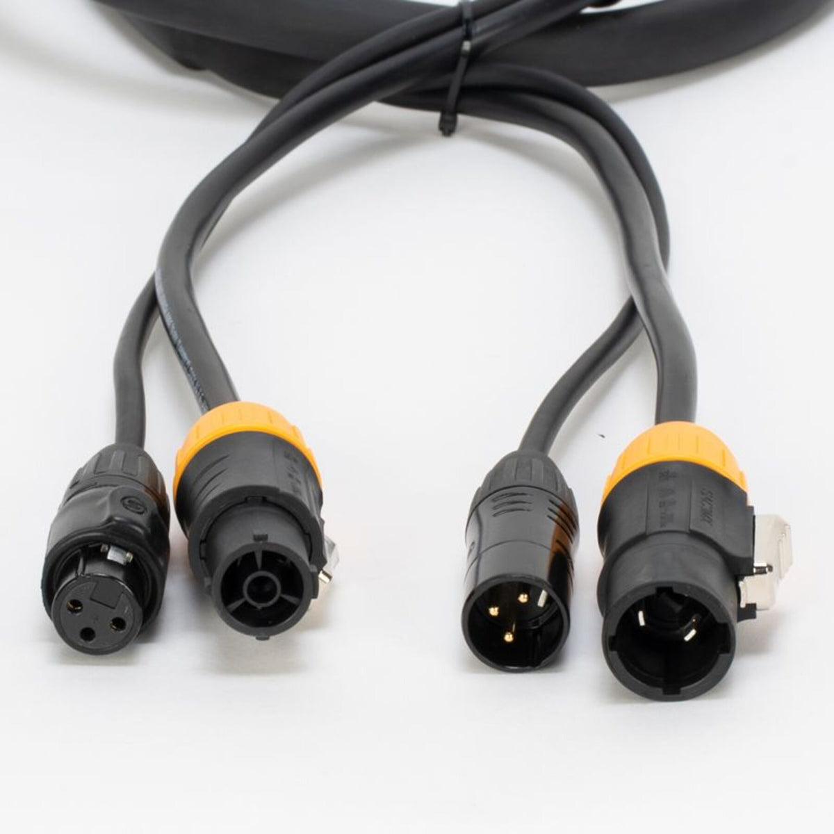 AC3PTRUE3 IP65 Outdoor 3-Foot 3-Pin Power Link + DMX Combo Cable