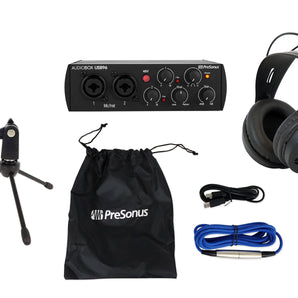 Presonus Audiobox 96 Studio Black USB Interface+Headphones+Mic 25th Anniversary