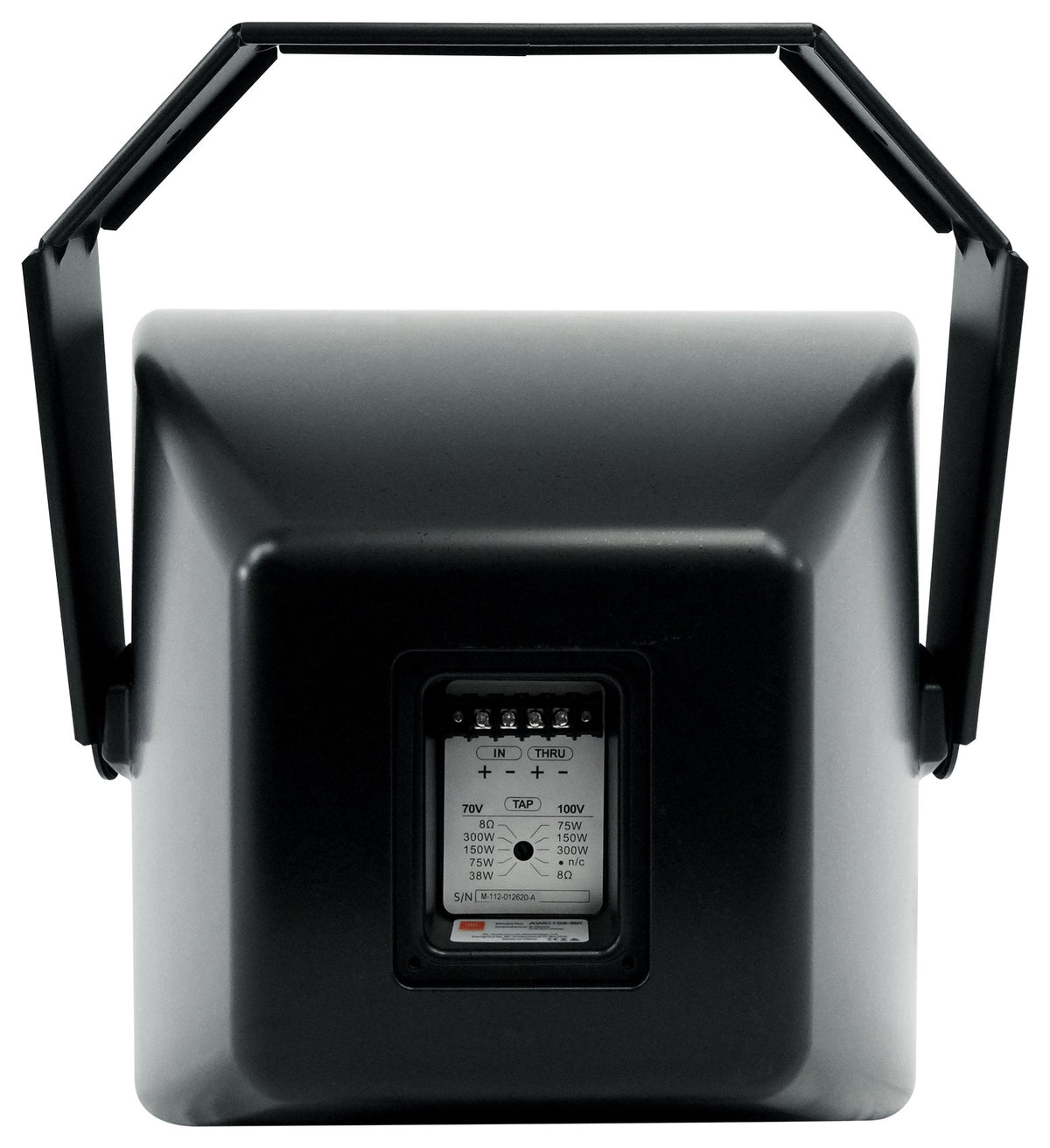 AWC159-BK 15" 300W Black Indoor/Outdoor 70V Surface Mount Commercial Speaker