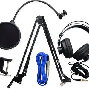 Presonus Broadcast Accessory Pack w/Mic Boom Arm+Pop Filter+HD7 Headphones+Cable