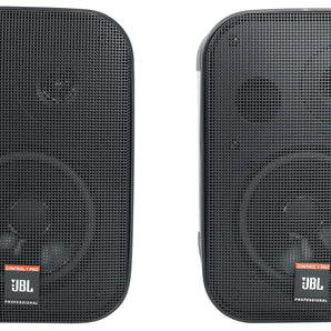 Pair JBL C1PRO Control 1 PRO Black 5.25" Wall Mount Home/Commercial Speakers