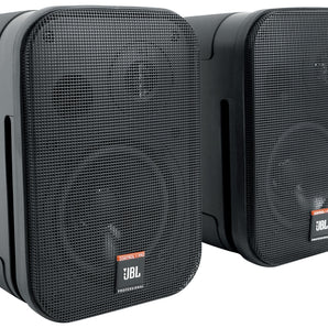 Pair JBL C1PRO Control 1 PRO Black 5.25" Wall Mount Home/Commercial Speakers