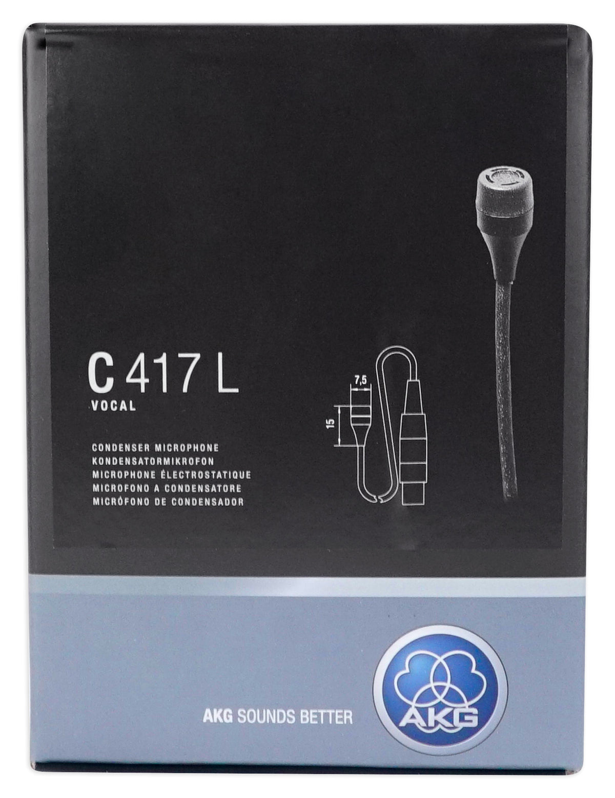 C417 L Omnidirectional Clip-On Lavalier Microphone