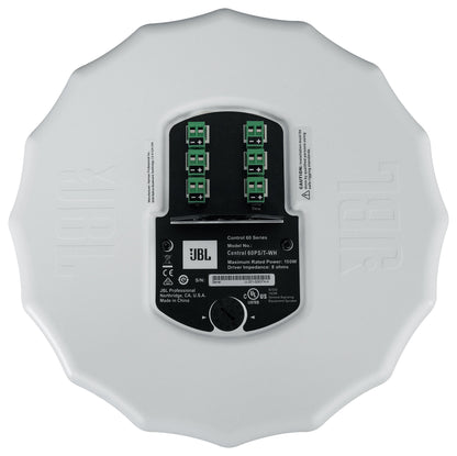 2 Control 60PS/T Commercial 70V White Hanging Pendant Subwoofers
