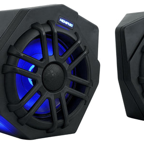 Pair Memphis Audio CANAMX365FE 75w RMS LED Speaker Pods For 2017+ Can Am X3