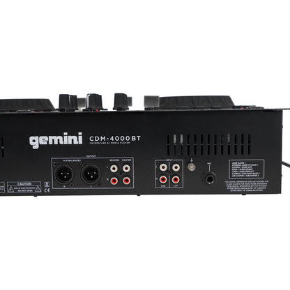 CDM-4000BT Dual DJ CD/USB Media Player with Bluetooth and Mixer