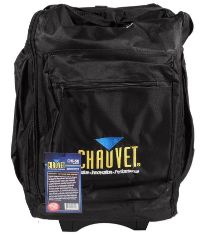 CHS50 Rolling Lighting Travel Bag+Wheels And Pullout Handle DMX Light