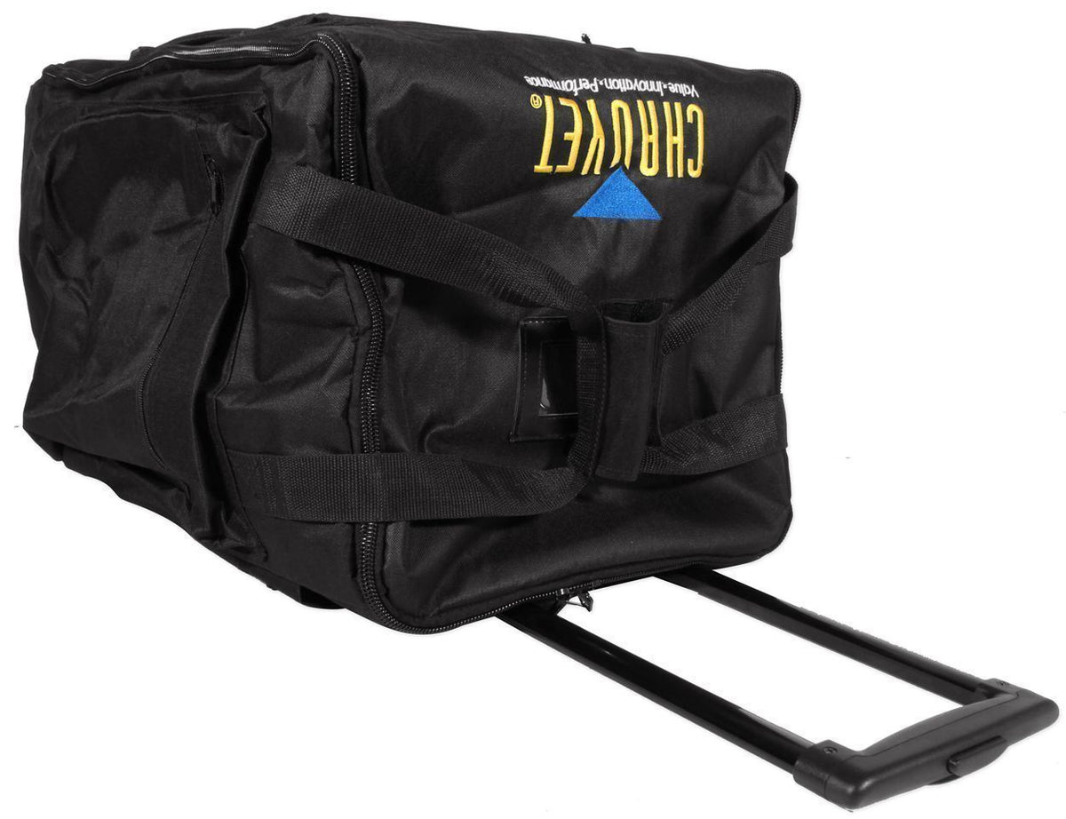 CHS50 Rolling Lighting Travel Bag+Wheels And Pullout Handle DMX Light