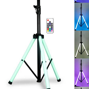 American DJ CSL100 Color Stand LED Tripod Speaker Stand w/Color LED's + Remote