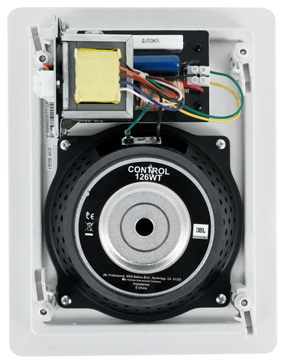 Pair Control 126 WT 6.5" 30W Commercial 70V In-Wall Speakers For Restaurant/Bar