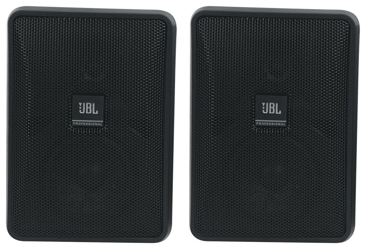 2 Control 23-1 3" Indoor/Outdoor 70V Commercial Wall Mount Speakers in Black