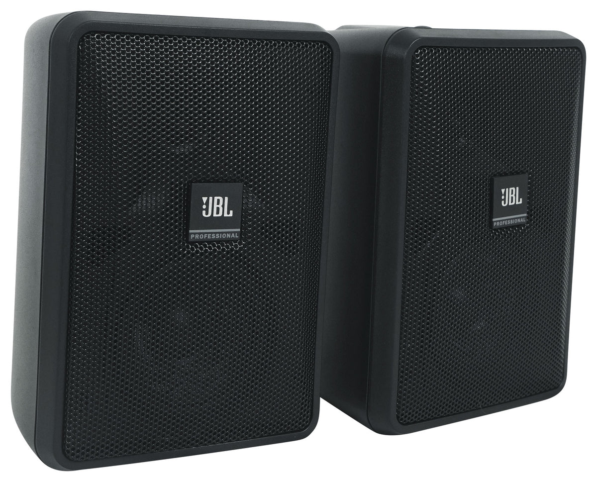 2 Control 23-1 3" Indoor/Outdoor 70V Commercial Wall Mount Speakers in Black
