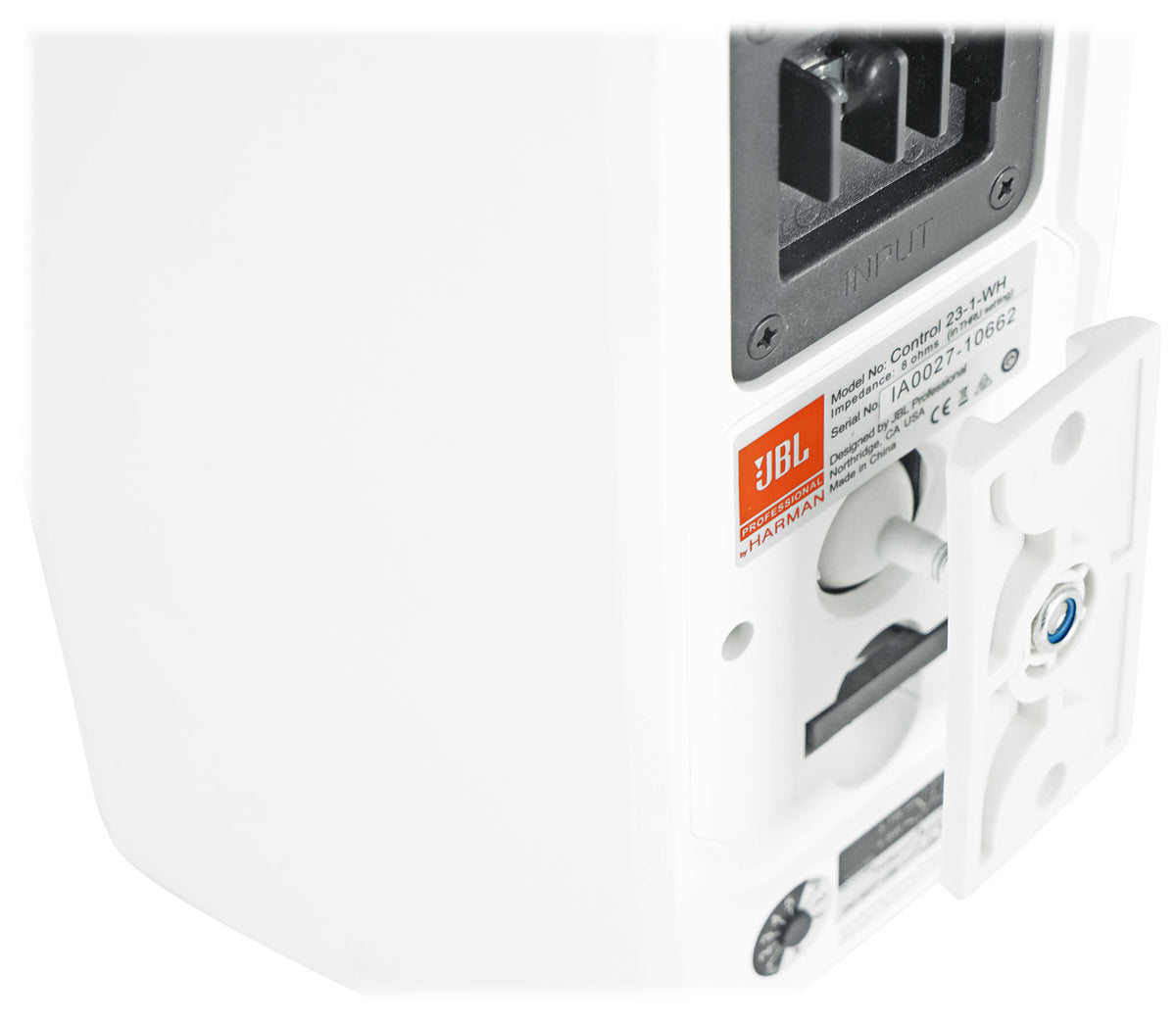 2 Control 23-1-WH 3" Indoor/Outdoor 70V Commercial White Wall Mount Speakers