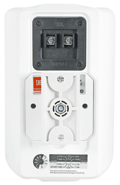 2 Control 23-1-WH 3" Indoor/Outdoor 70V Commercial White Wall Mount Speakers