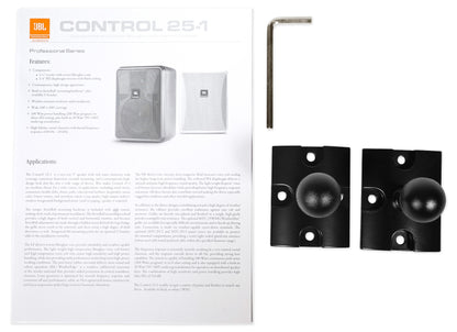 (2) Control 25-1 5.25" 30W 70V Wall-Mount Commercial Restaurant/Bar Speakers