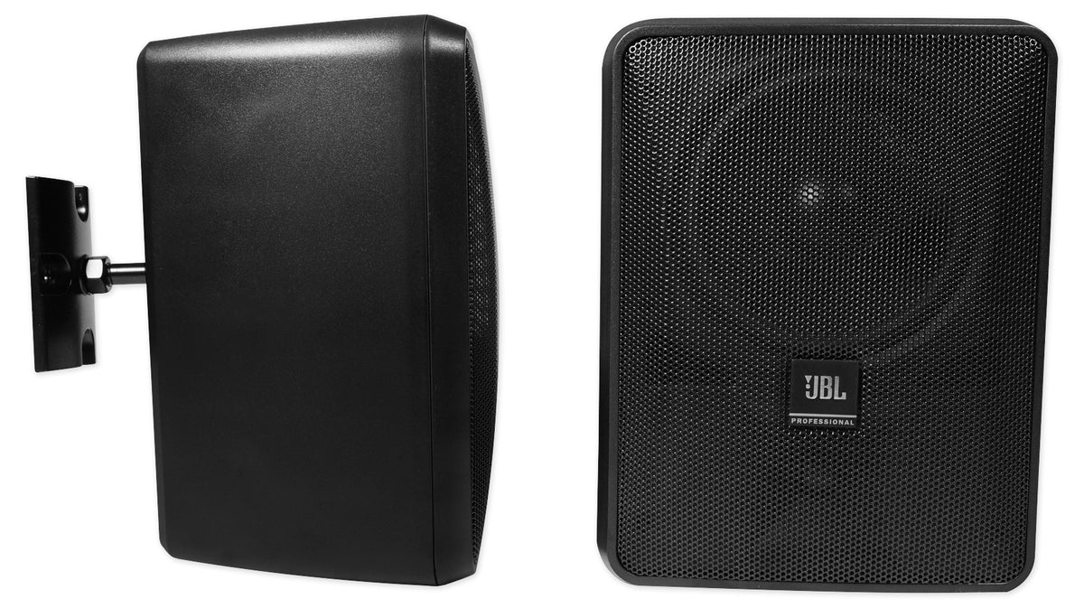 (2) Control 25-1 5.25" 30W 70V Wall-Mount Commercial Restaurant/Bar Speakers