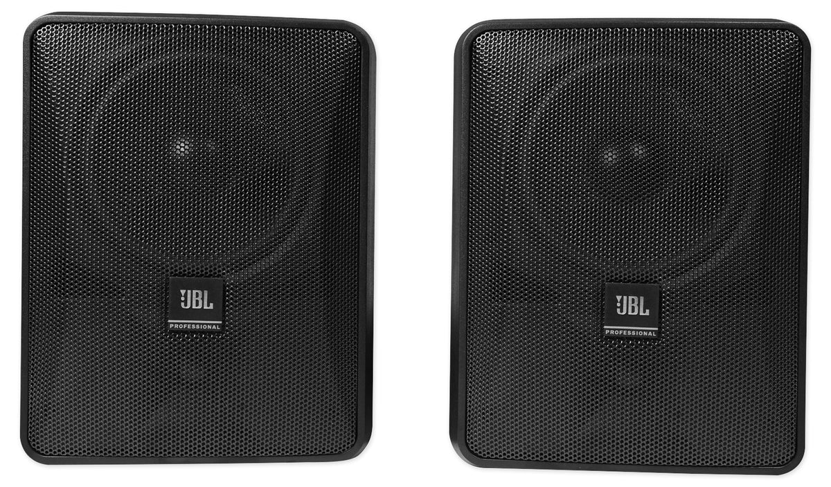 (2) Control 25-1 5.25" 30W 70V Wall-Mount Commercial Restaurant/Bar Speakers