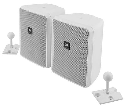 (2) Control 25-1 5.25" 30W 70V Wall-Mount Commercial Restaurant/Bar Speakers